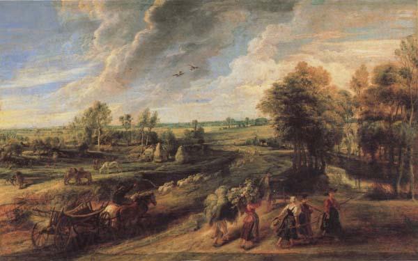 Peter Paul Rubens Return of the Peasants from the Fields Spain oil painting art